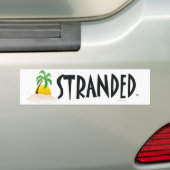 T-SHIRT strengen Bumpersticker (Op auto)