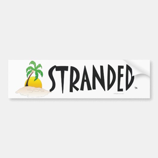 T-SHIRT strengen Bumpersticker (Voorkant)