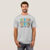 T-shirt -- strijd om bedradingsstandaarden (Voorkant volledig)