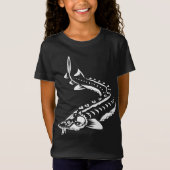T-SHIRT-STURGEON FISH-LAKE STURGEON TRIBAL T-SHIRT (Voorkant)