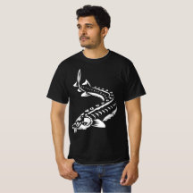 T-SHIRT-STURGEON FISH-LAKE STURGEON TRIBAL