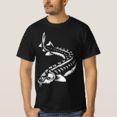 T-SHIRT-STURGEON FISH-LAKE STURGEON TRIBAL T-SHIRT (Voorkant)