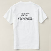 T-Shirt Summer Beach Tropical Island Design (Design achterkant)