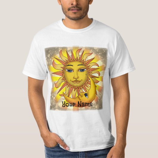 T-shirt Sun Loves Moon (Voorkant)
