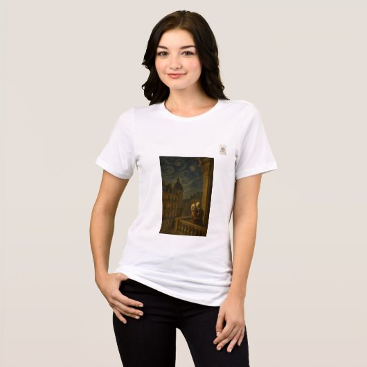 T-shirt sunset - Hangogh (Voorkant volledig)