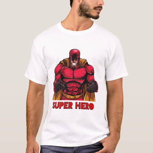 T-shirt Super Hero (Voorkant)