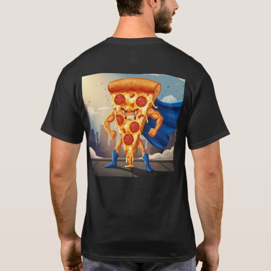 T-shirt Super Pizza (Achterkant)