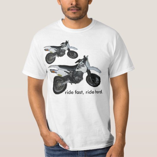 T-Shirt Suzuki DR past ColorsTribal aan (Voorkant)