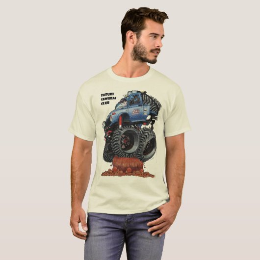 T shirt Suzuki Samurai Club (Voorkant volledig)