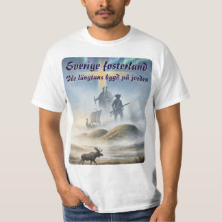 T-shirt — Sverige fosterland