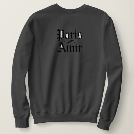 T-Shirt Sweatshirt (Design achterkant)