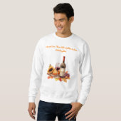 T-Shirt sweatshirt-Autumn Gathering Wijn & Brood (Voorkant volledig)