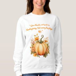 T-Shirt sweatshirt - Herfst Pompoen & Foliage T-sh