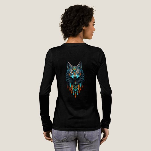 T-shirt sweatshirt Tri-Blend shirt (Achterkant)
