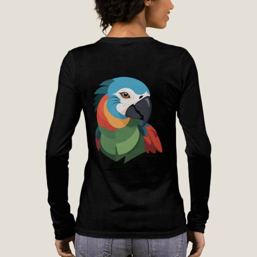 T-shirt sweatshirt Tri-Blend shirt (Achterkant)