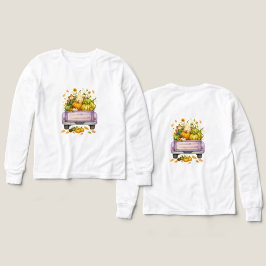 T-shirt Sweatshirts - Kinder herfstsweatshirts (Voorkant /achterkant)