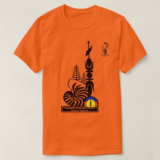 T-shirt T-shirt/Fraternité. Solidarité. Justice. R (Design voorkant)