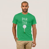 T-shirt T-shirt met golfbal op t-shirt (Voorkant volledig)