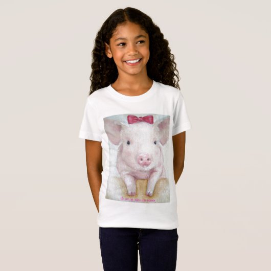 T-shirt - T-shirt met piggy (Voorkant volledig)
