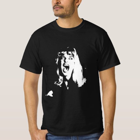 T-shirt | T-shirt met twee pieken - laura palmer T (Voorkant)