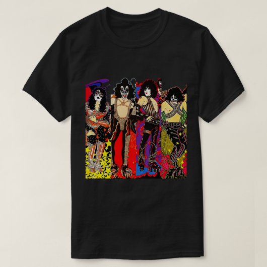 T-shirt, T-shirt, rockband, C T-shirt (Design voorkant)