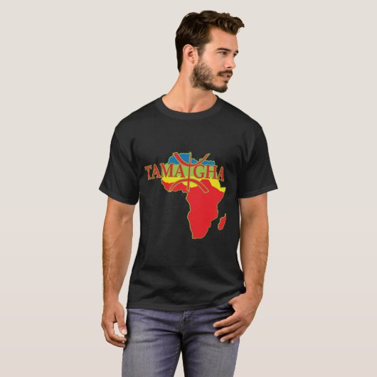 T-SHIRT TAMAZIGHA - MIJN BEAU MOTIF BERBERE (Voorkant volledig)