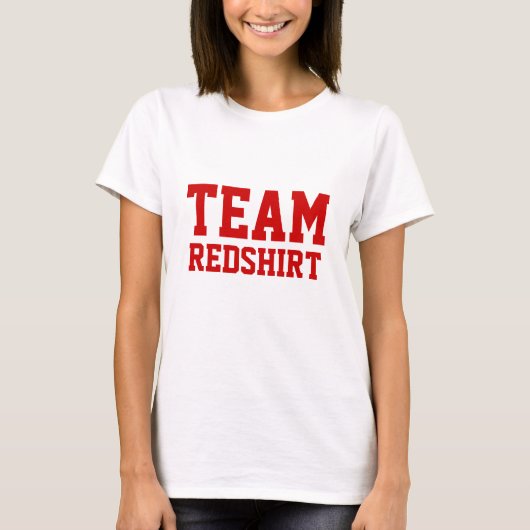 T-SHIRT TEAM REDSHIRT (Voorkant)