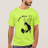 T-shirt: teamwerk t-shirt (Voorkant)