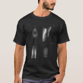 T-Shirt - Techno abstract (Voorkant)