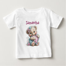 T-shirt teddybeer babyshower 