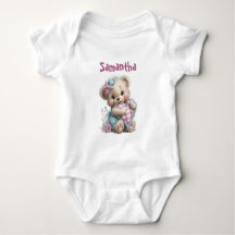 T-shirt teddybeer babyshower 