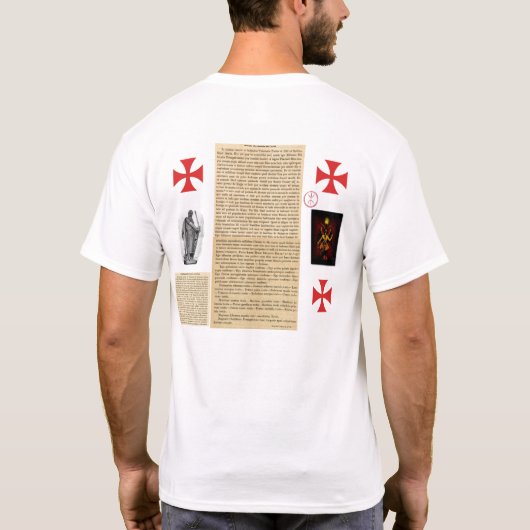 T-Shirt Templária (Achterkant)