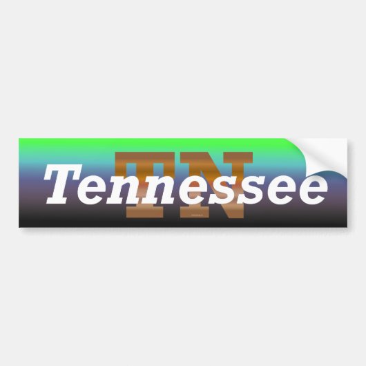 T-SHIRT Tennessee Bumpersticker (Voorkant)