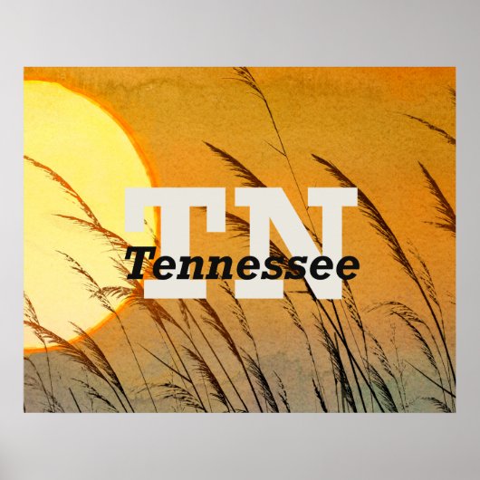 T-SHIRT Tennessee Poster (Voorkant)