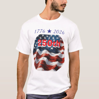 T-shirt ter ere van 250e verjaardag van de VS