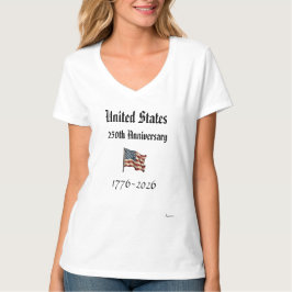 T-shirt ter ere van 250e verjaardag Verenigde Stat