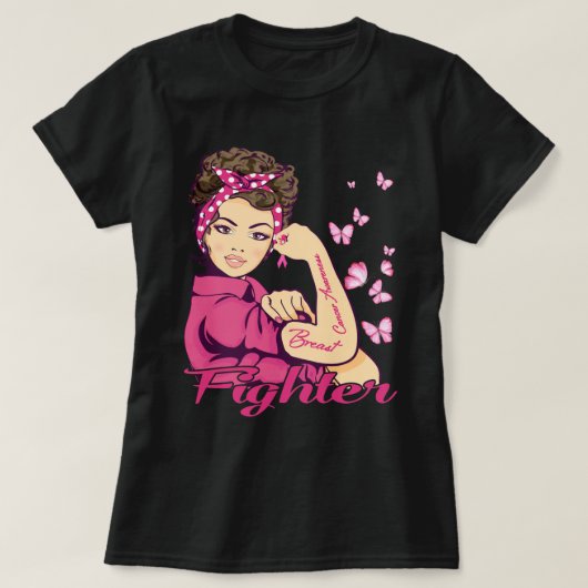 T-shirt ter ondersteuning van borstkankeroverleven (Design voorkant)