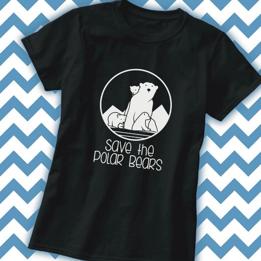 T-shirt ter ondersteuning van ijsberen