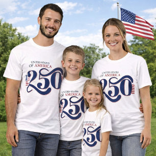 T-shirt ter viering van 250 jaar Verenigde Staten