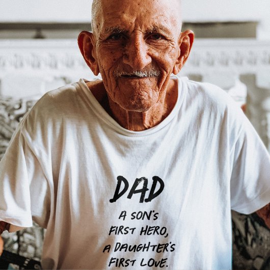 T-shirt ter waardering voor papa