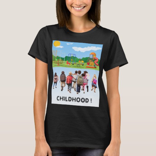 T-shirt terug naar school (Voorkant)