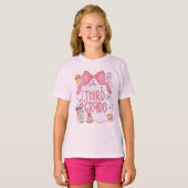 T-shirt terug naar school, derde klas T-shirt (Voorkant volledig)