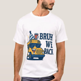 T-shirt Terug naar school feestbus T-shirt – Grapp