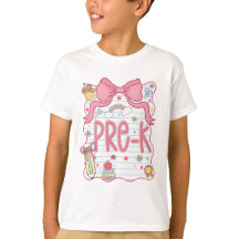 T-shirt terug naar school, peuter eerste schooldag
