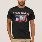 T-shirt Texas cowboy (Voorkant)