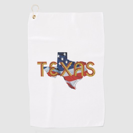 T-SHIRT Texas Golfhanddoek (Voorkant)