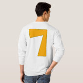T-shirt Textbook Nummer Zeven (Achterkant volledig)