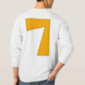 T-shirt Textbook Nummer Zeven (Achterkant)