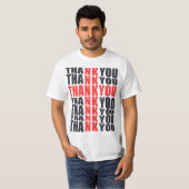 T-shirt Thank you (Voorkant volledig)