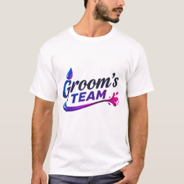 T-Shirt The groom's team celebrated with their fri